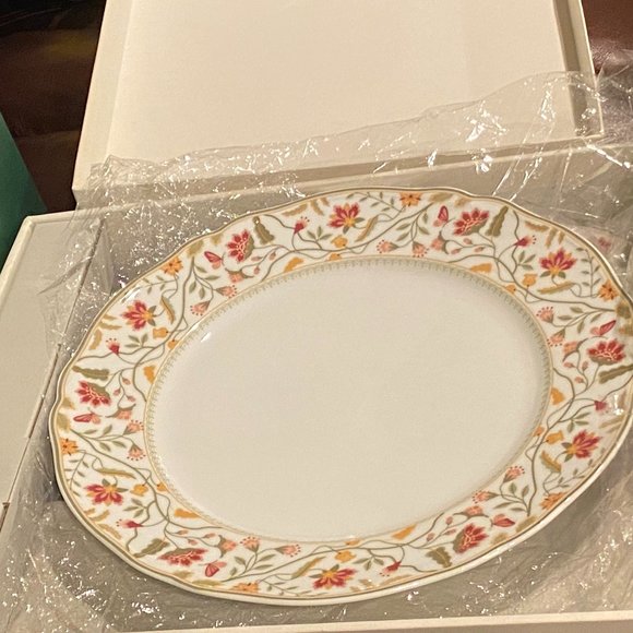 Y6778A Noritake FIORE Dinner China Plate + 5 Saucers Set Porcelain 1632L